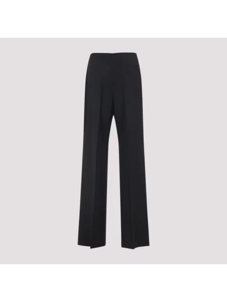 Spodnie Alberta Ferretti eleganckie w tropikalny nadruk szare