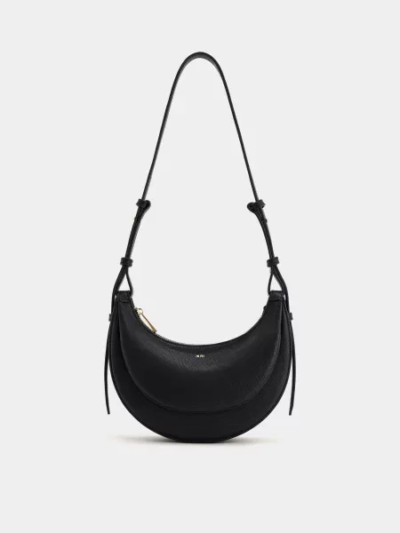 Кожаная сумка Jw Pei черная