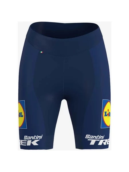 Spodenki rowerowe Lidl-Trek bez szelek niebiesko-żółte XS niebieskie