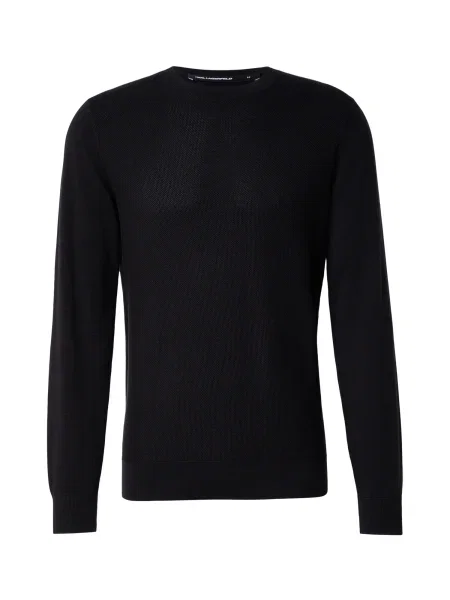 Karl Lagerfeld Pulover gri negru