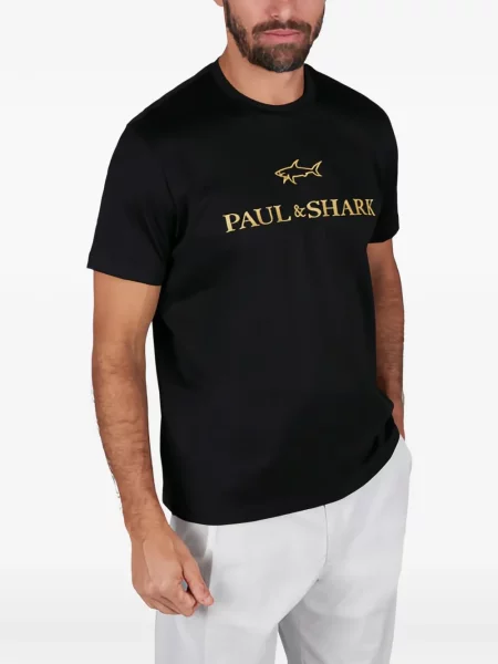 Μπλούζα Paul & Shark με κέντημα μαύρο