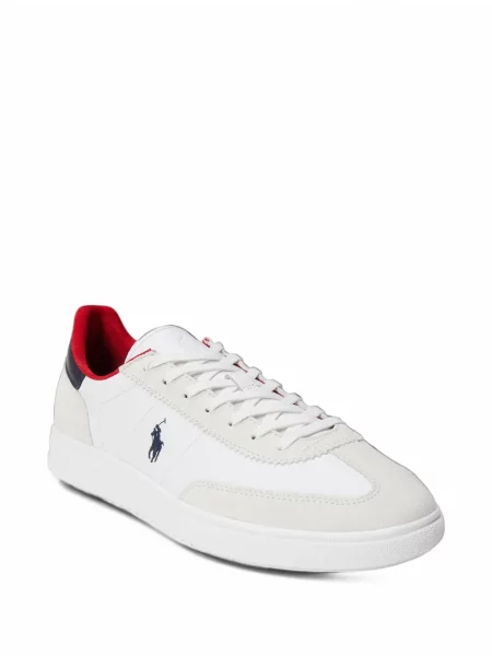 Хавлиени препасан карирана риза Polo Ralph Lauren синьо