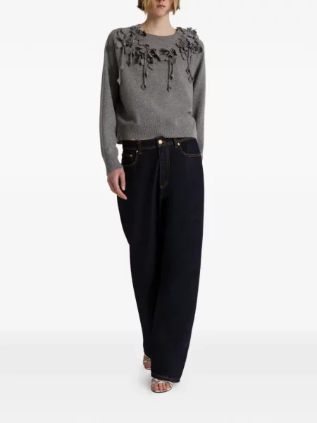 Blugi Alberta Ferretti albastru