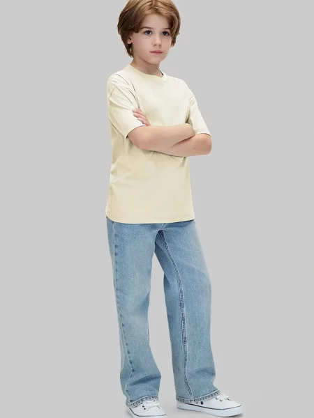 Calvin Klein Jeans тениска за деца от 2 броя бежово