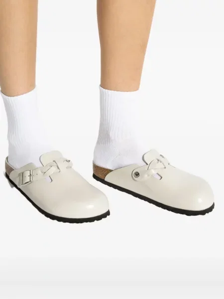 Papuci tip mules Birkenstock cu cataramă