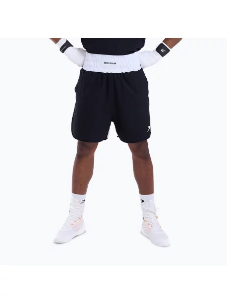 Мъжки тренировъчни шорти Boxraw Stevenson V2 black/white бяло