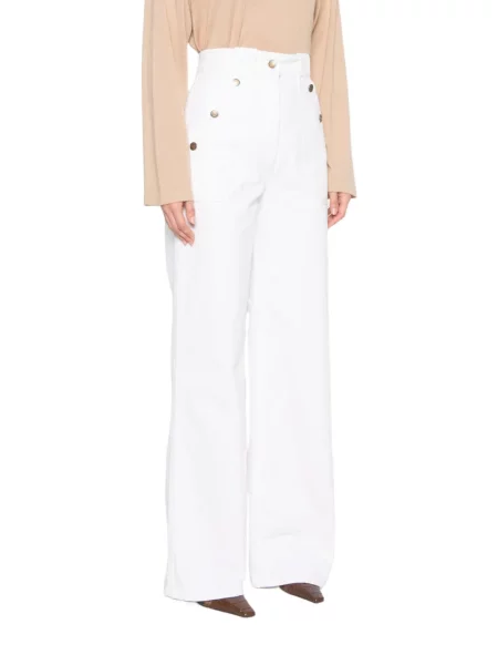Pantaloni Max Mara alb