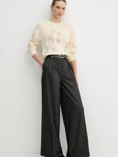 Светр із додаванням вовни United Colors of Benetton бежевий