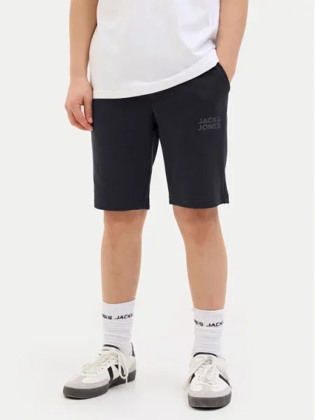 Jack & Jones Junior Αθλητικό σορτς New Soft μαύρο