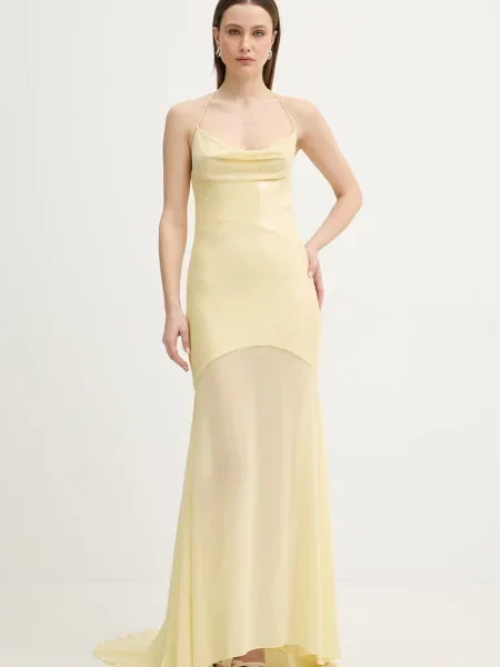 Patrizia Pepe rochie galben