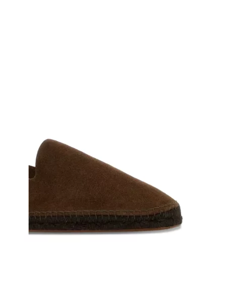 Espadryle Castaner skórzane brązowe