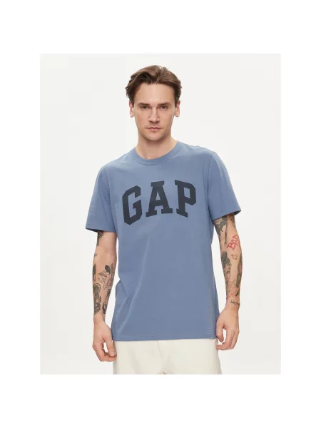 Gap T-shirt Regular Fit plava