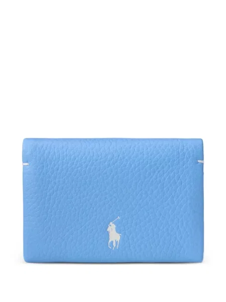 Ριγέ δερμάτινος κάλτσες Polo Ralph Lauren με κορδόνι μαύρο