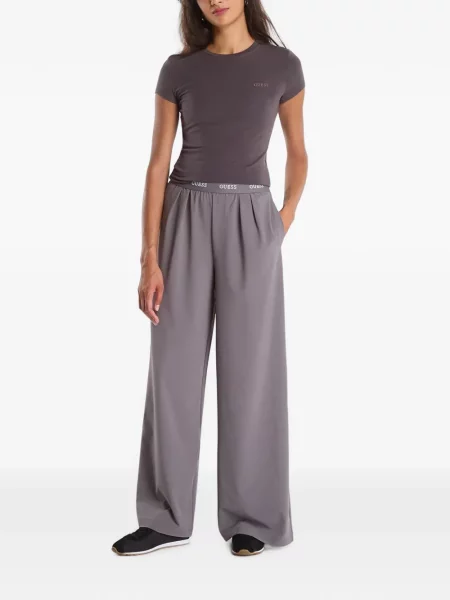 Scurt tricou Guess cu imagine gri