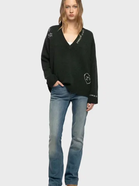 Кашеміровий светр Zadig&voltaire чорний