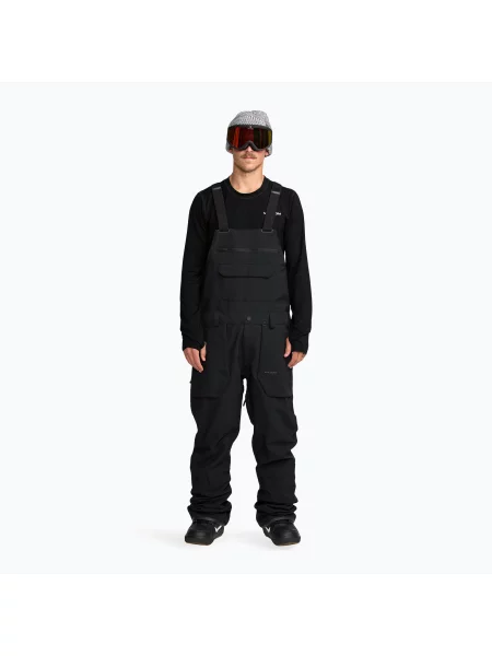 Pantaloni de snowboard pentru bărbați Volcom Roan Bib Overall black negru