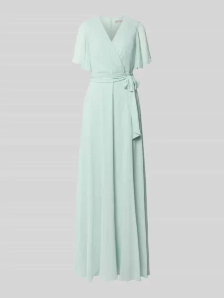 Suknia wieczorowa z dekoltem w serek w kroju regular fit Christian Berg Cocktail