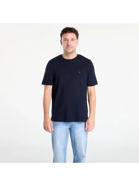 Tricou Tommy Hilfiger Essential Reg Fit Solid Tee Navy L albastru închis