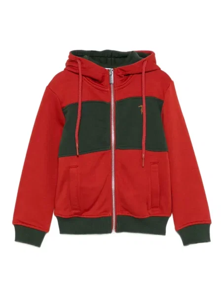 Bluza z kapturem dziecięca Trussardi czerwona