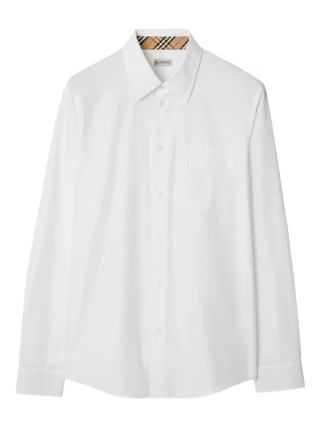 Карирана риза Burberry бяло