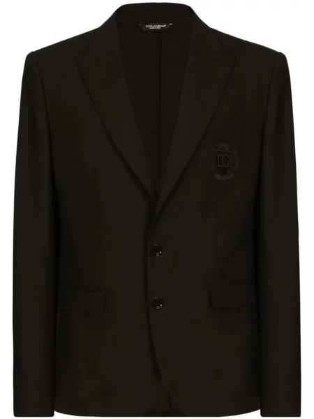 Geacă Dolce & Gabbana cu broderie negru