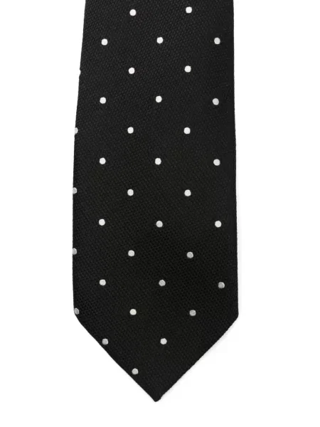 Cravată Tom Ford cu buline negru