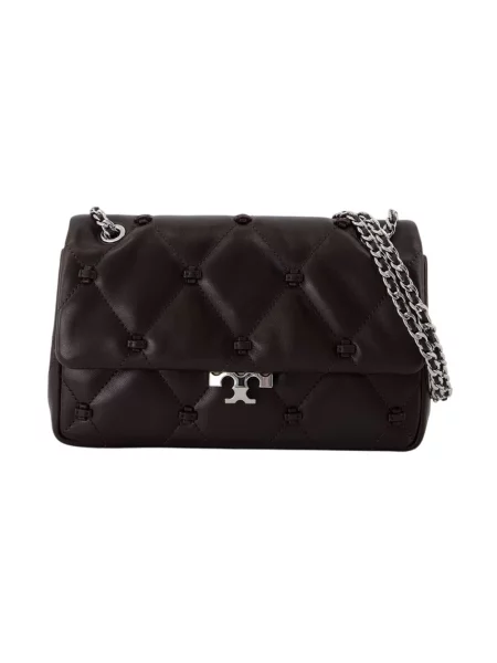 Torebka Tory Burch skórzana brązowa