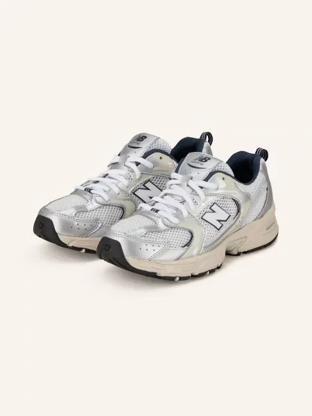 New Balance Sneakersy weiss beżowe