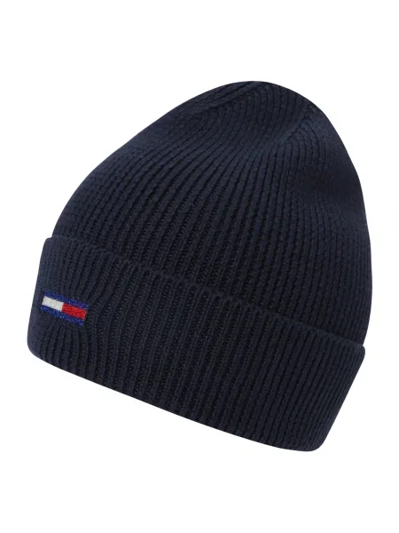 Tommy Jeans Căciulă albastru noapte / roșu alb