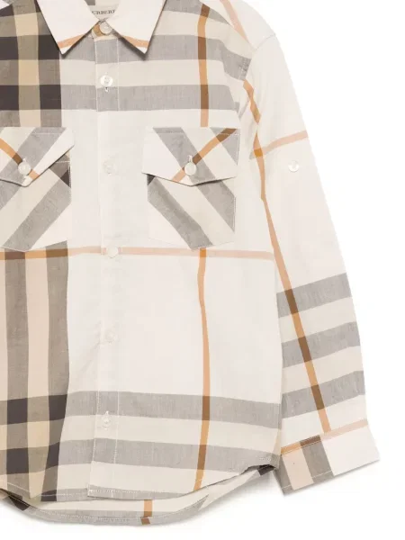 Dětska košile Burberry hnědá