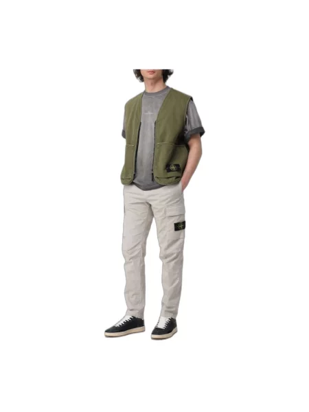 Kamizelka Stone Island z kamieniami zielona