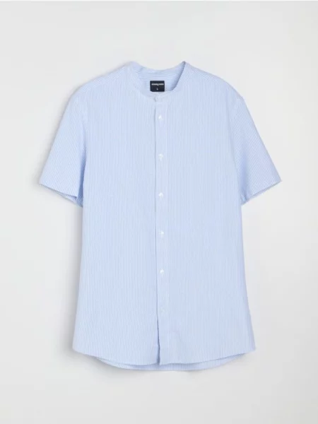 Sinsay koszula w paski błękitny