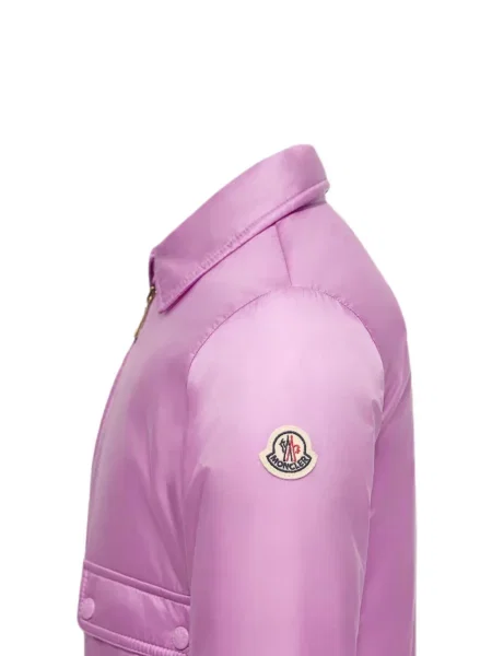 Kurtka puchowa dziecięca Moncler Enfant różowa