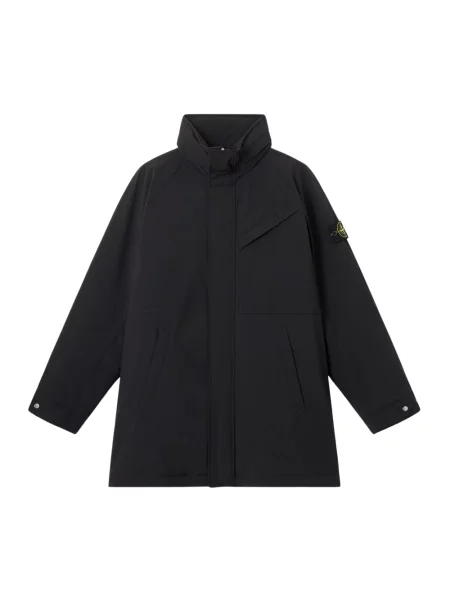 Parka Stone Island z kamieniami czarna
