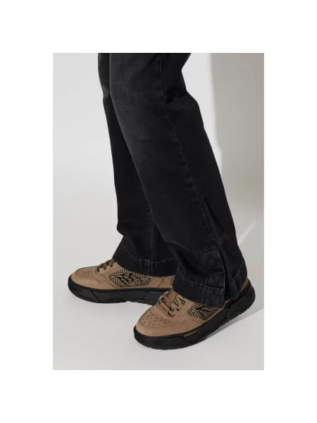 Sneakersy Amiri skórzane brązowe