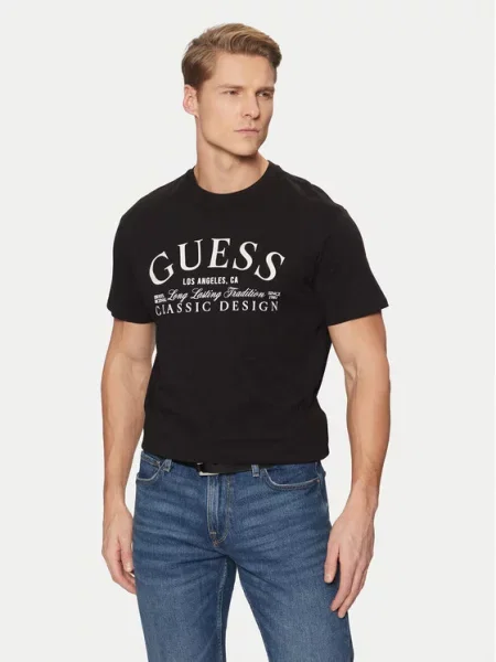 T-Shirt Guess μαύρο