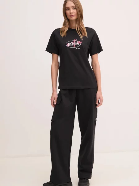 Футболка adidas W Elem Flrl Tee чорний
