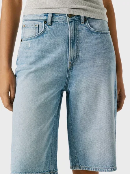 Бермуды Pepe Jeans голубые