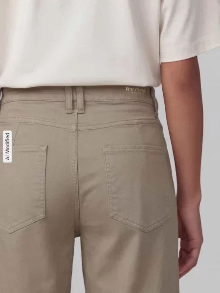 Jeansy barrel o kroju regular fit z mieszanki bawełny model ODELE' Cambio oliwkowe
