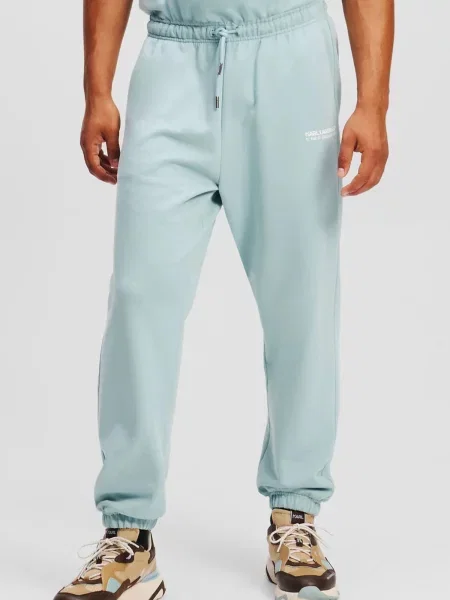 Спортивні штани Karl Lagerfeld блакитний