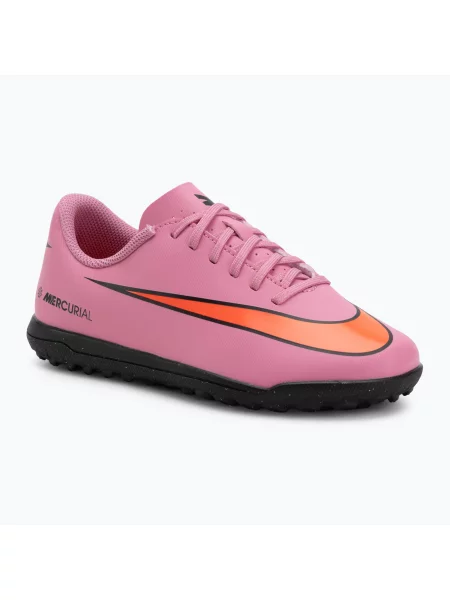 Încălțăminte de fotbal pentru copii Nike Mercurial Vapor 16 Club TF magic flamingo/black/total crimson negru