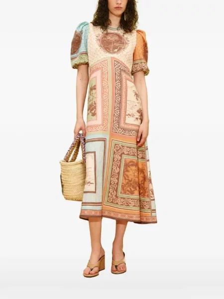 Rochie midi Alemais până la genunchi de costum