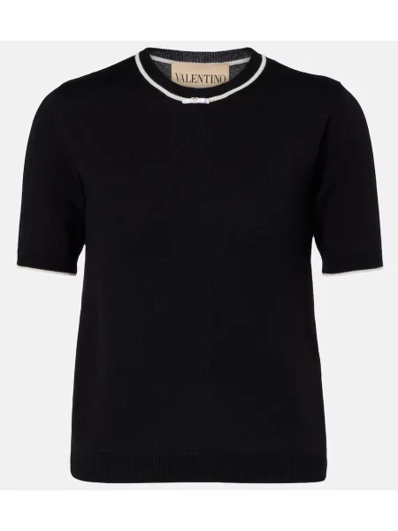 Pulover Valentino de lână negru