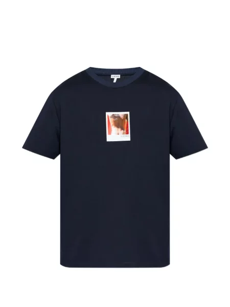 Tricou Loewe cu imagine albastru