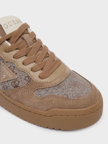 Замшеві кеди Guess бежеві
