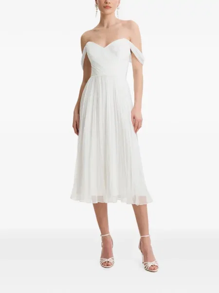 Rochie midi Framboise alb