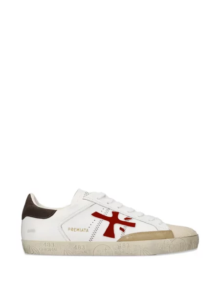 Sneakerși Premiata cu autograf alb