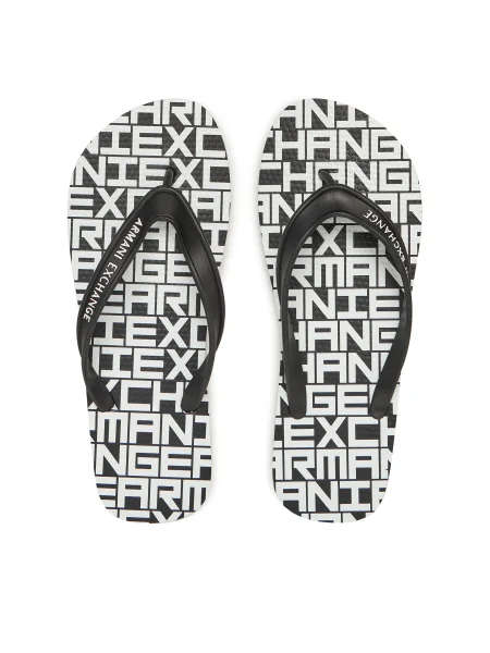 Șlapi Armani Exchange negru