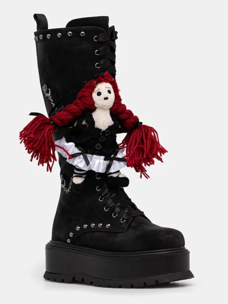 Čizme Koi Footwear Phantom Emissary s platformom Phantom Emissary crna