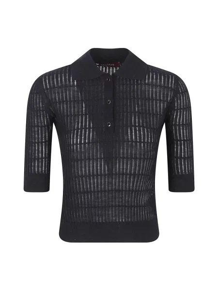Sweter Max Mara Studio wełniany niebieski